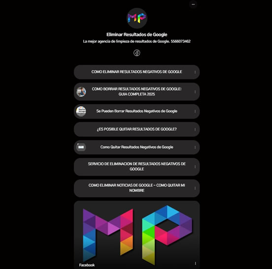Como borrar resultados de Google